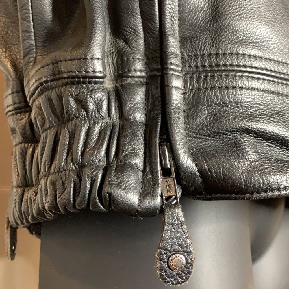 [Harley-Davidson] - Leather Motorcycle Riding Jacket - Picture 5 of 9